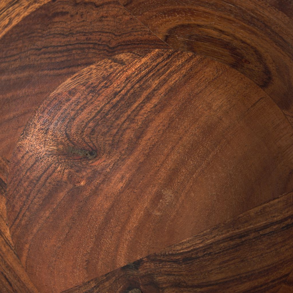 Dhana bol grande madera maciza acacia // KH_309