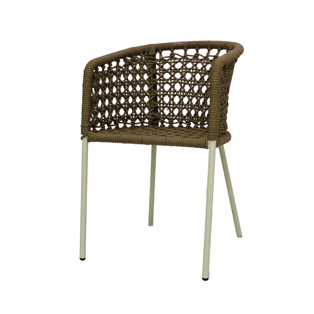 Mezcalita silla con estructura color beige cuerda tubular color beige liso_20622