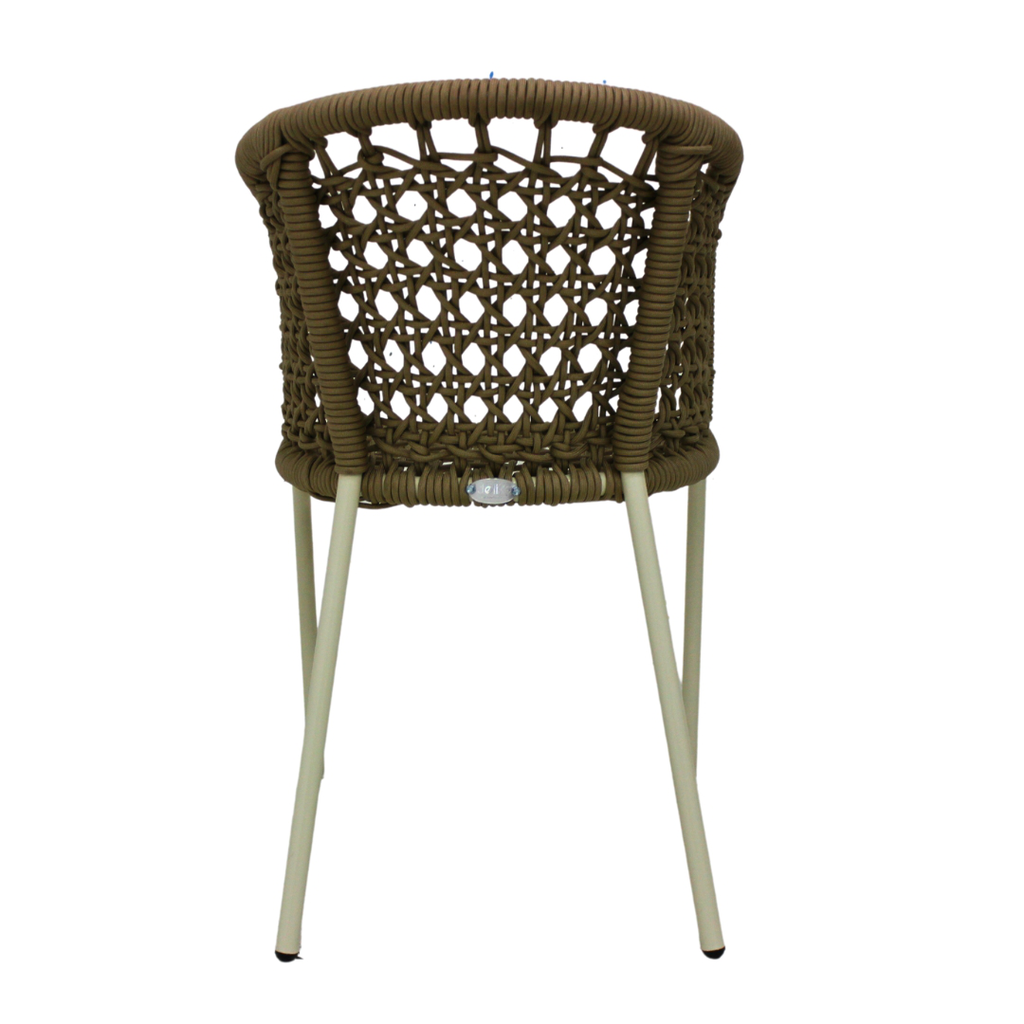 Mezcalita silla con estructura color beige cuerda tubular color beige liso_20624
