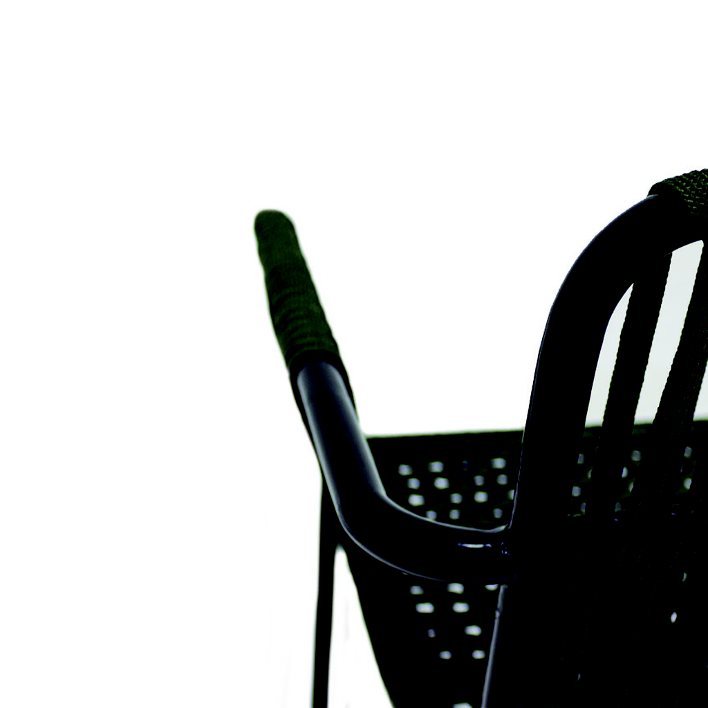 Merida silla metal negro cuerda verde militar_2506