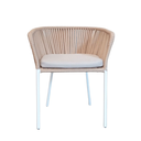 Jalisco silla metal beige cuerda beige cojin asiento en curri_25752