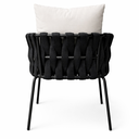 Veracruz silla cuerda negra textilne y loneta 100% exterior_26755