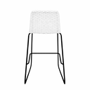 Cocula banco metal negro cuerda blanca // Exterior techado_26852