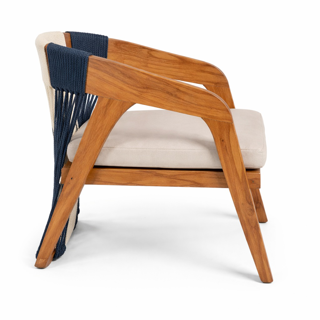 Akumal sillón de madera de parota y cojinería // Exterior techado_26858