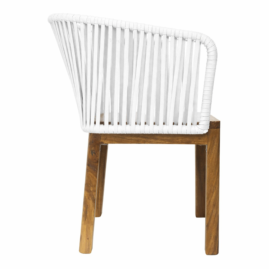 Oaxaca silla cuerda blanca base parota. // Exterior techado_26880