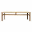 Mazamitla banca de parota cuerda redonda beige // Exterior techado_26920