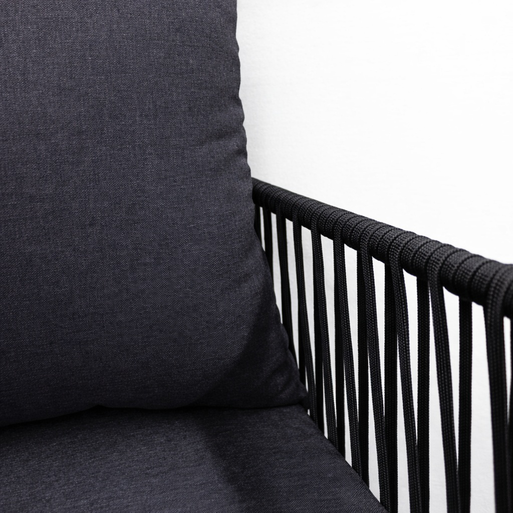 Chetumal love seat acero galvanizado textilene y loneta // Exterior 100%_26909