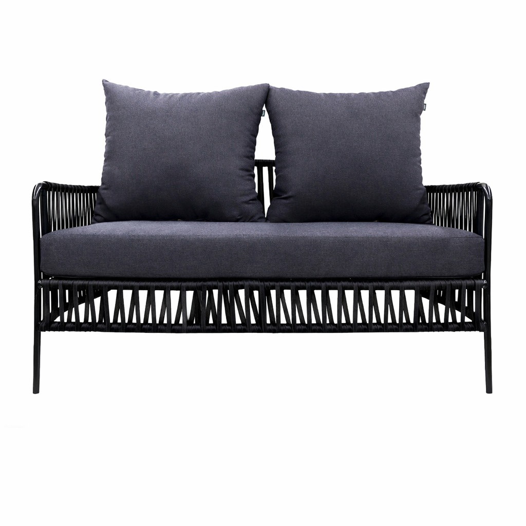 Chetumal love seat acero galvanizado textilene y loneta // Exterior 100%_26910