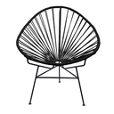 Acapulco silla hexagonal acero galvanizado negro y textilene // Exterior 100%_28581