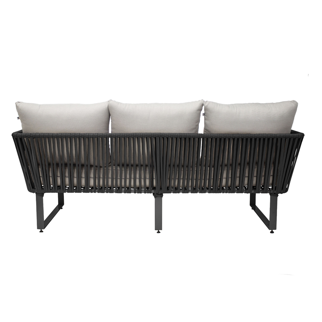 Vallarta sofa metal negro tela loneta // Exterior techado_30647