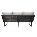 Vallarta sofa metal negro tela loneta // Exterior techado_30647