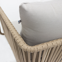 Vallarta sillon metal beige cuerda beige cojinería en tela curri // Exterior techado_30830