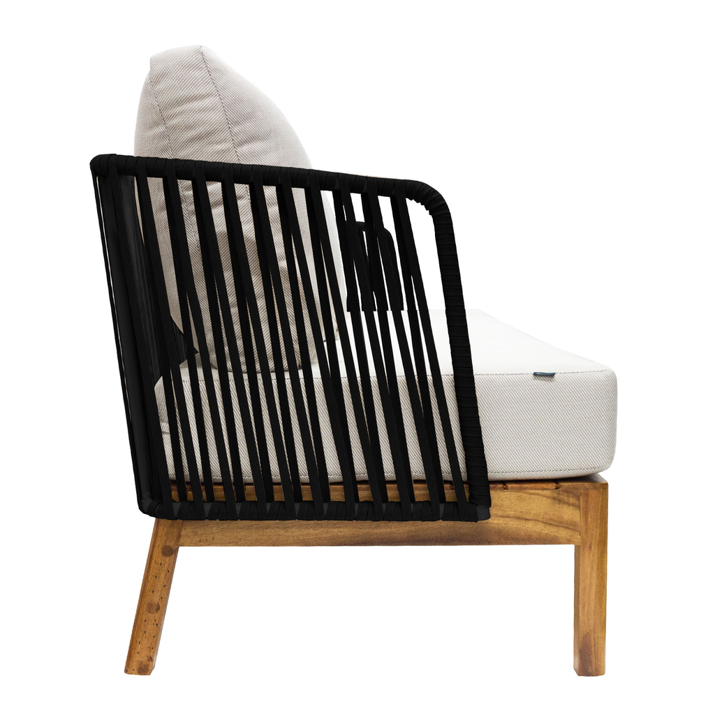 Oaxaca sofa cuerda negra tela loneta antidecoloración // Exterior techado_30818