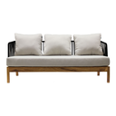 Oaxaca sofa cuerda negra tela loneta antidecoloración // Exterior techado_30819