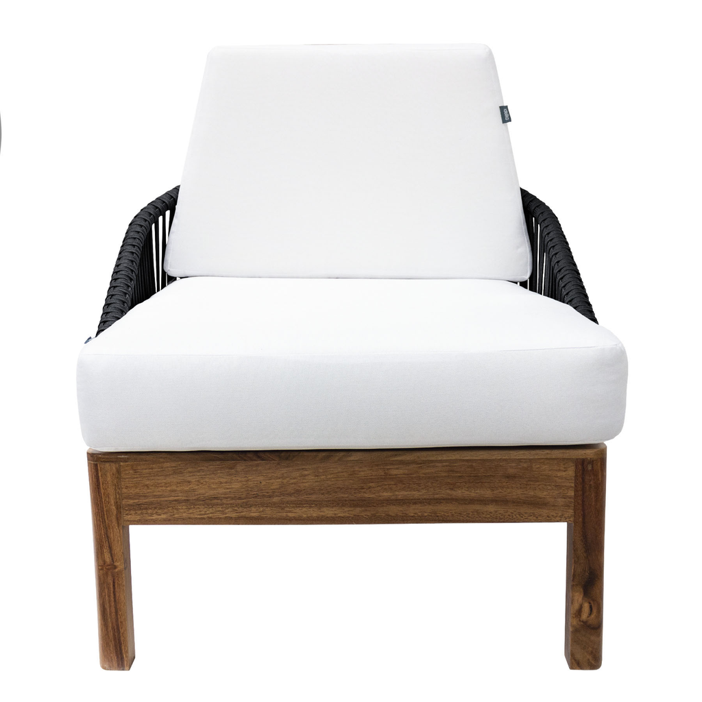 Oaxaca lounge acero galvanizado negro textilene negro tela curri // Exterior 100%_30962