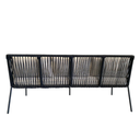 Tequila sofa metal negro cuerda plana negra tela curri // Exterior techado_31208
