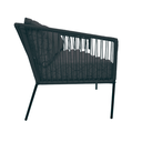 Tequila love acero galvanizado negro textilene negro loneta // Exterior 100%_31236
