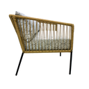 Tequila love acero galvanizado negro textilene beige loneta // Exterior 100%_31244