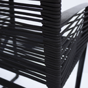 Xalapa silla acero galvanizado negro textilene negro // Exterior 100%_31256
