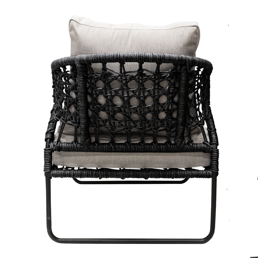 Yelapa camastro acero galvanizado negro cuerda textilene negra tela loneta // Exterior 100%_31388