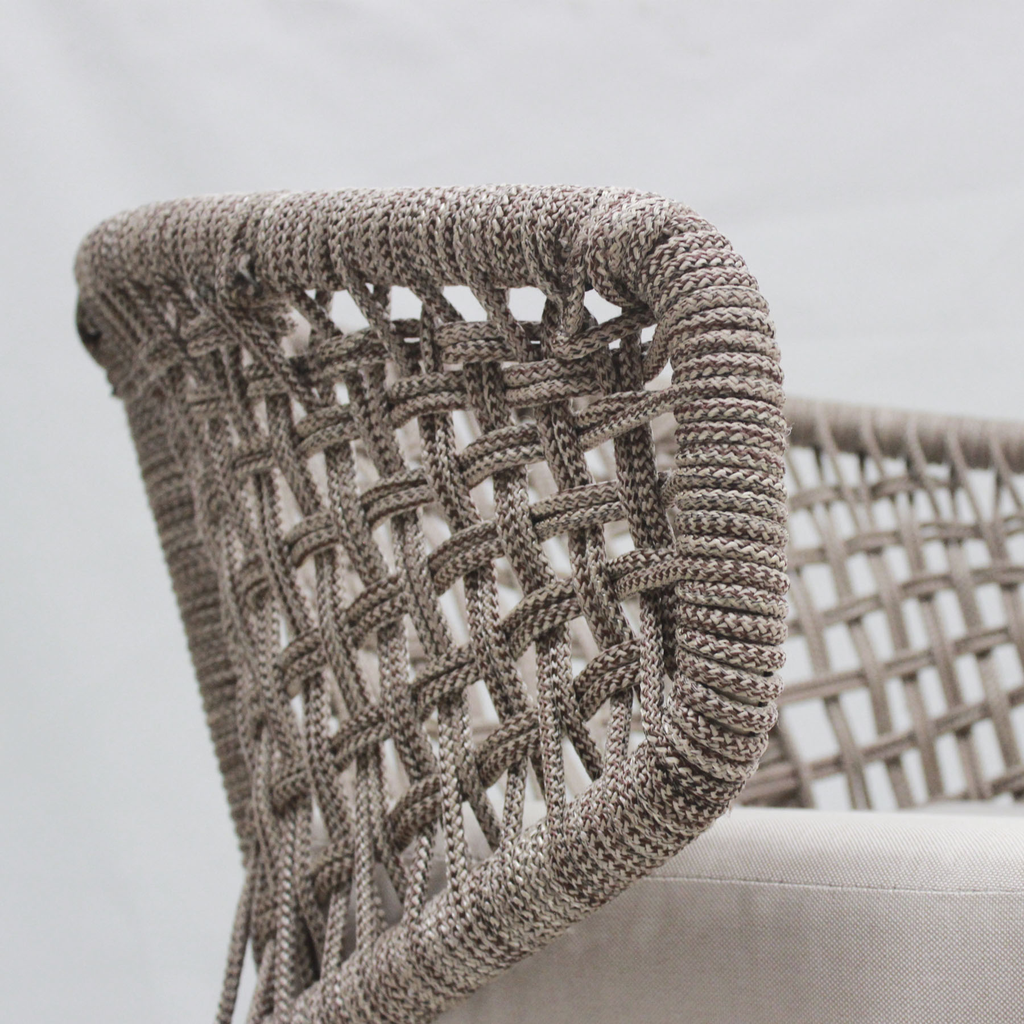 Chamela silla aluminio beige cuerda textilene beige tela loneta // Exterior 100%_31138