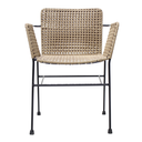 Costa silla acero galvanizado negro textilene beige PEDIDO ESPECIAL 20 PZAS MIN. // Exterior 100%_31355