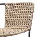 Costa silla acero galvanizado negro textilene beige PEDIDO ESPECIAL 20 PZAS MIN. // Exterior 100%_31357