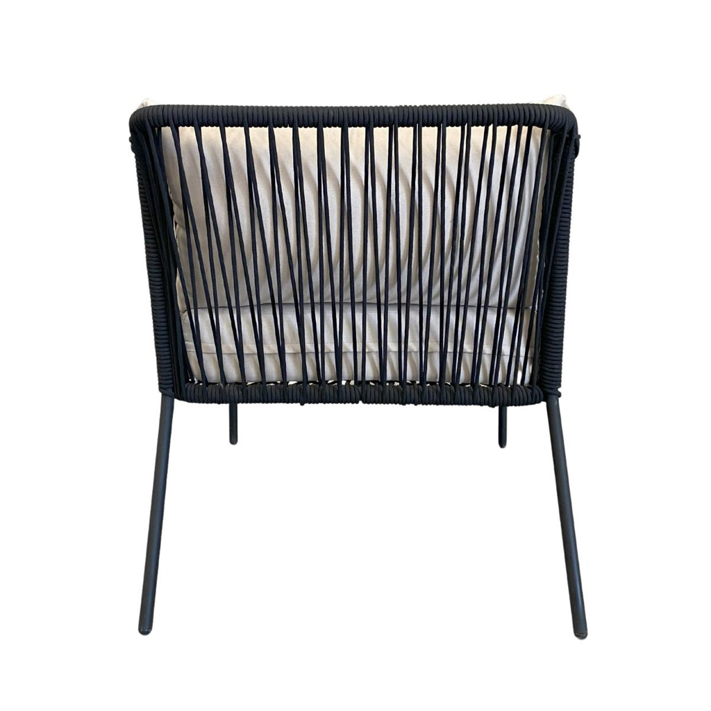 Tequila sillón acero galvanizado, textilene y loneta // Exterior 100 %_31324