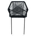 Acapulco silla hexagonal con brazos negra // Exterior techado_31162