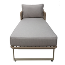 Vallarta camastro metal beige cuerda beige tela loneta // Exterior techado_30855