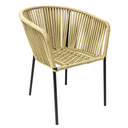 Jalisco silla apilable metal negro // Exterior techado