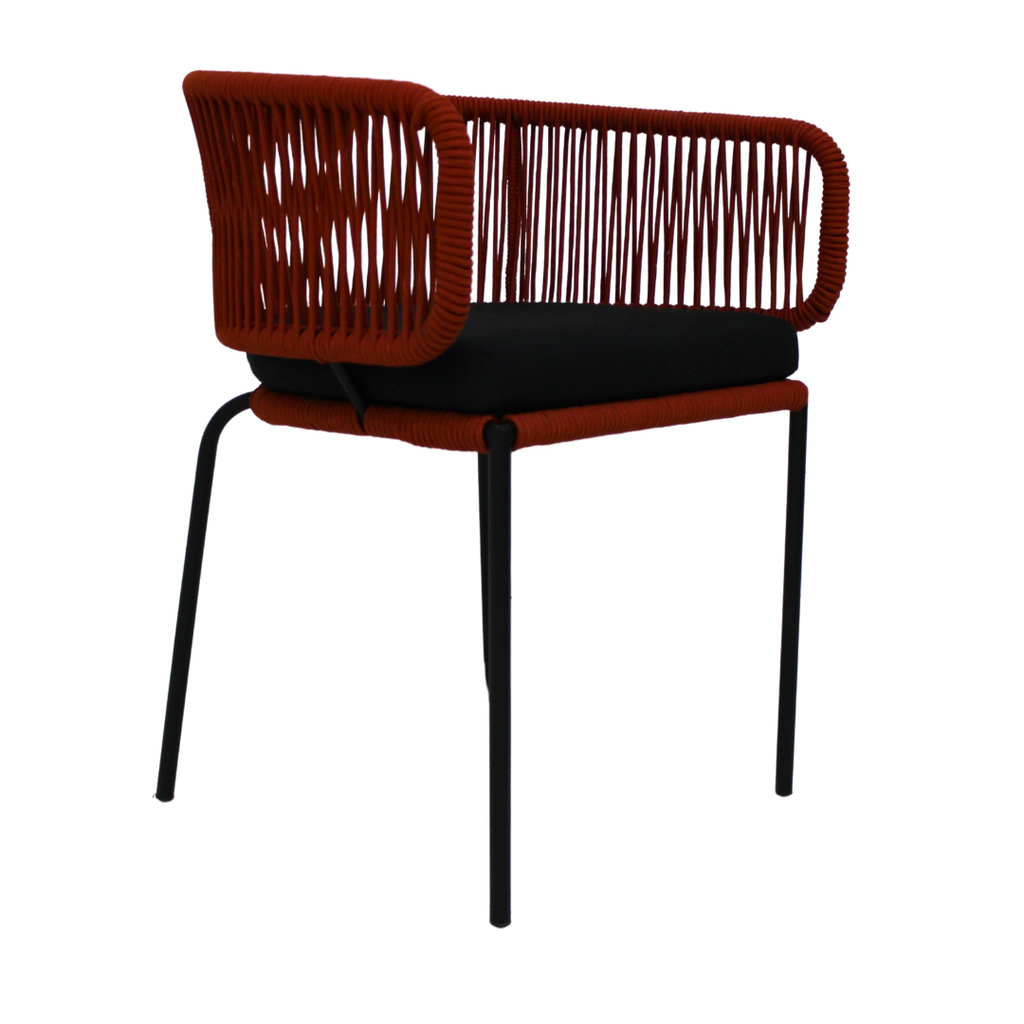 Avandaro silla acero galvanizado y textile cojín loneta // Exterior 100%