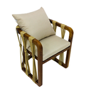 Majahuitas sillón textilene y cojinería loneta // Exterior 100%
