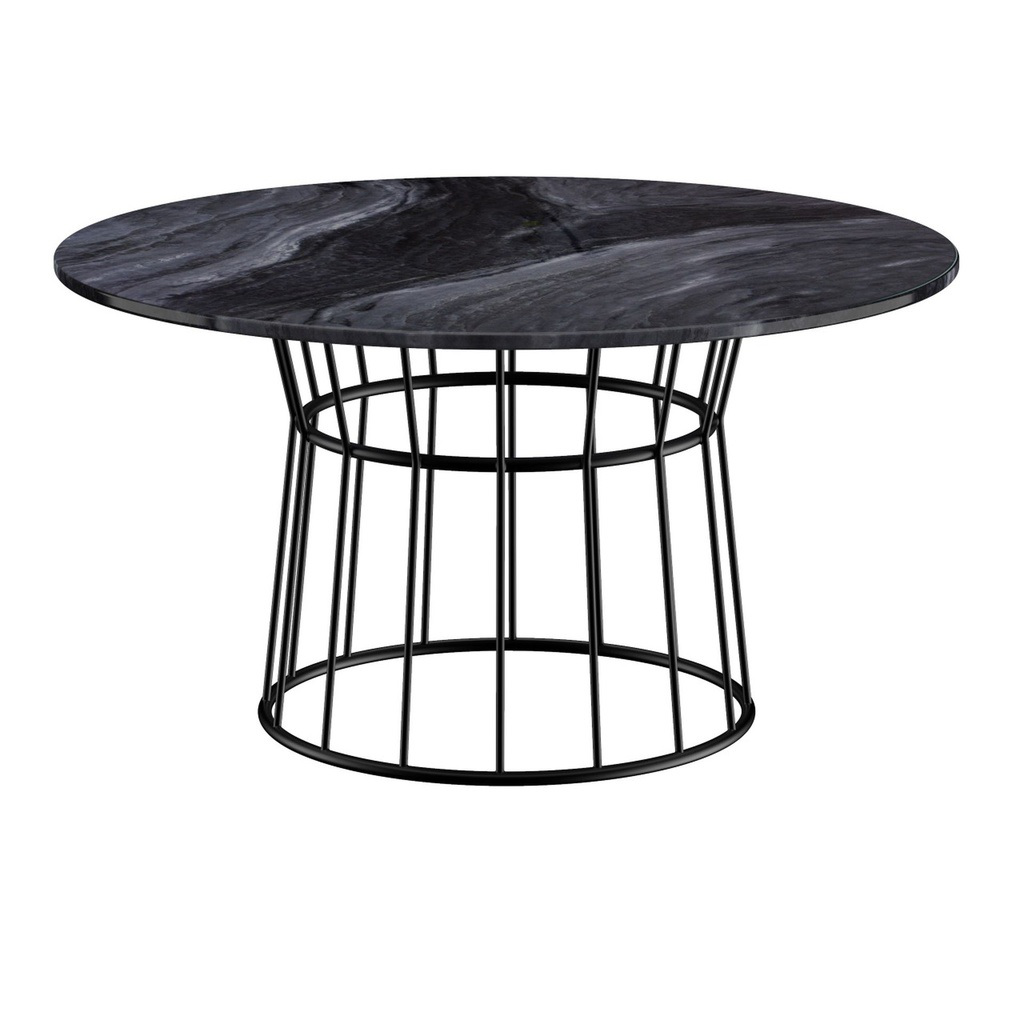 Campeche mesa de comedor negra // Outlet