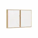 Sefri set de 2 cuadros blancos