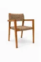 Morelia silla madera metal beige cuerda nylon beige jaspeado // Exterior techado
