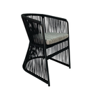 Jocotepec silla aluminio con cojín loneta exterior