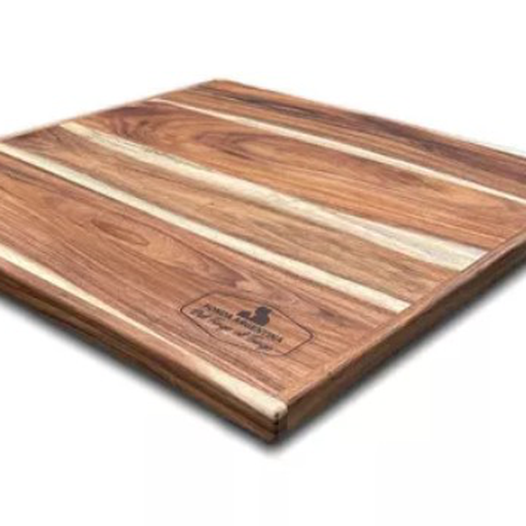 Cubierta enchapada de madera de parota 80x80
