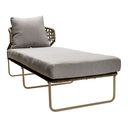 Yelapa camastro metal beige cuerda nylon beige tela loleta // Exterior techado