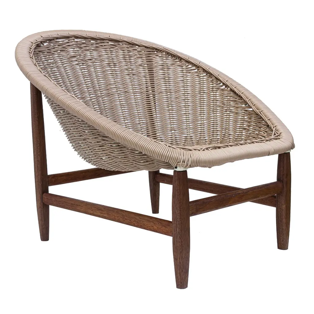 Orizaba sillón madera, acero galvanizado y textilene  // Exterior 100%