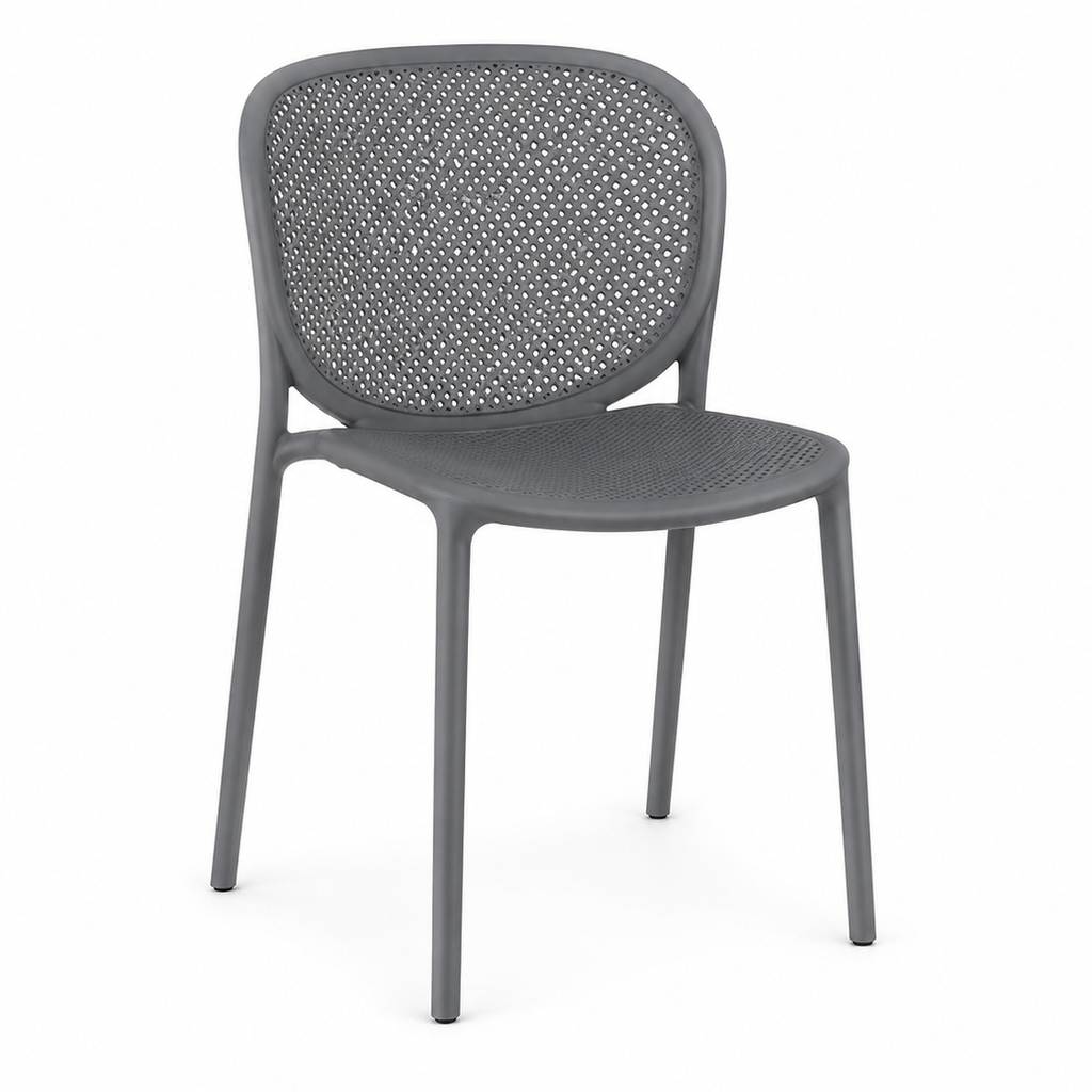 Le Mans silla sin brazo gris oscuro - UV// Exterior 100%