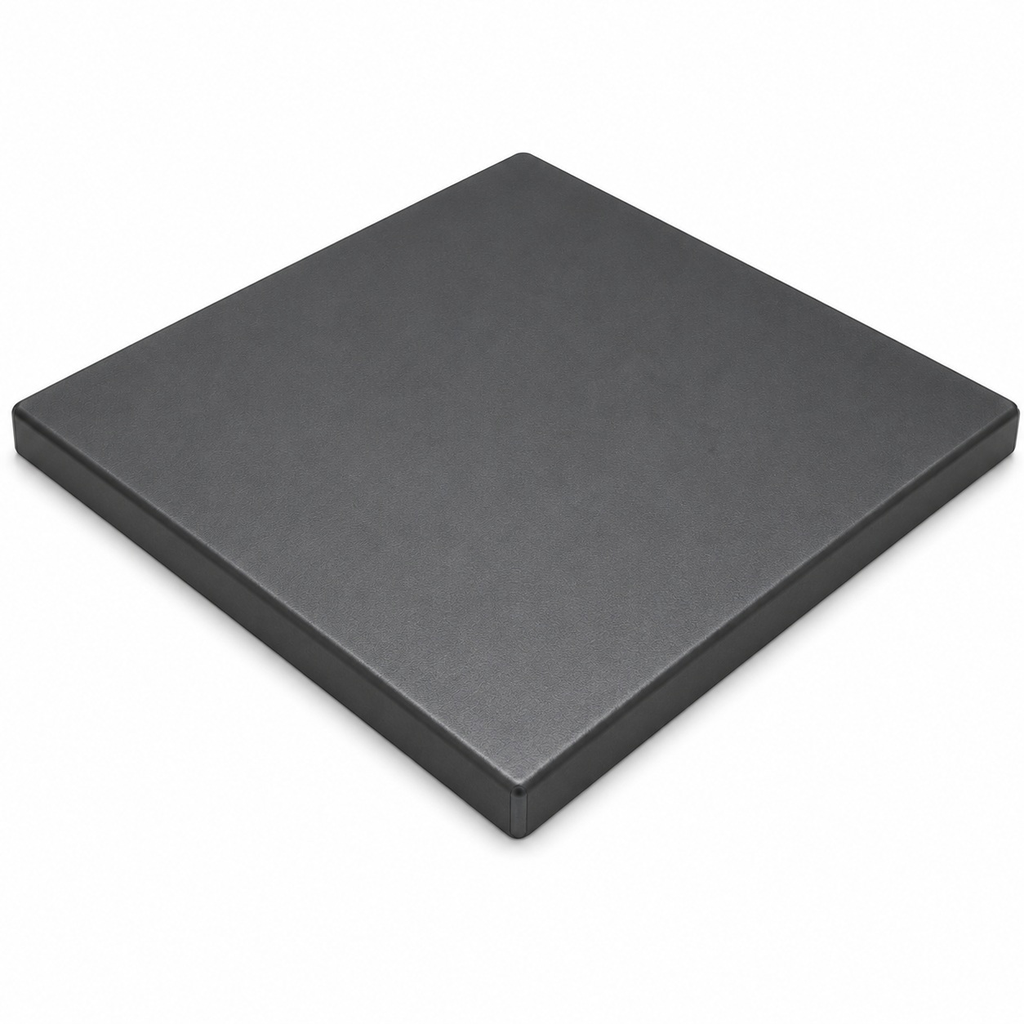 Cubierta metálica 80 x 80 gris oscuro // Exterior techado