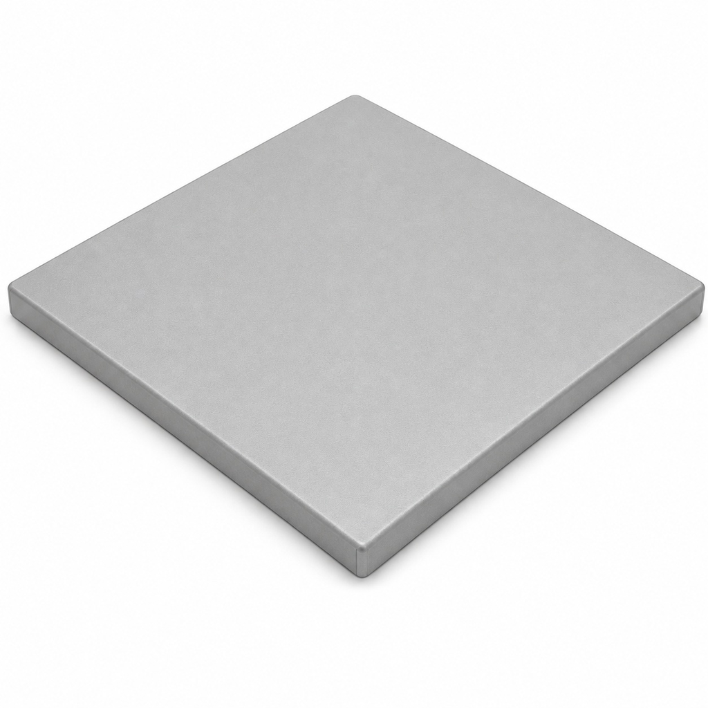 Cubierta metálica 75 x 75 gris claro // Exterior techado