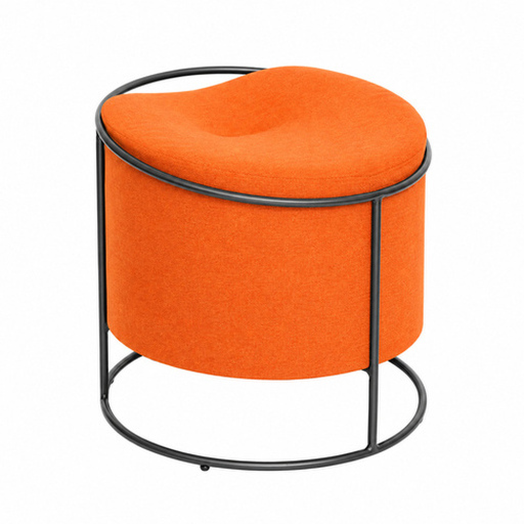 Elektro taburete base metalica naranja // MP