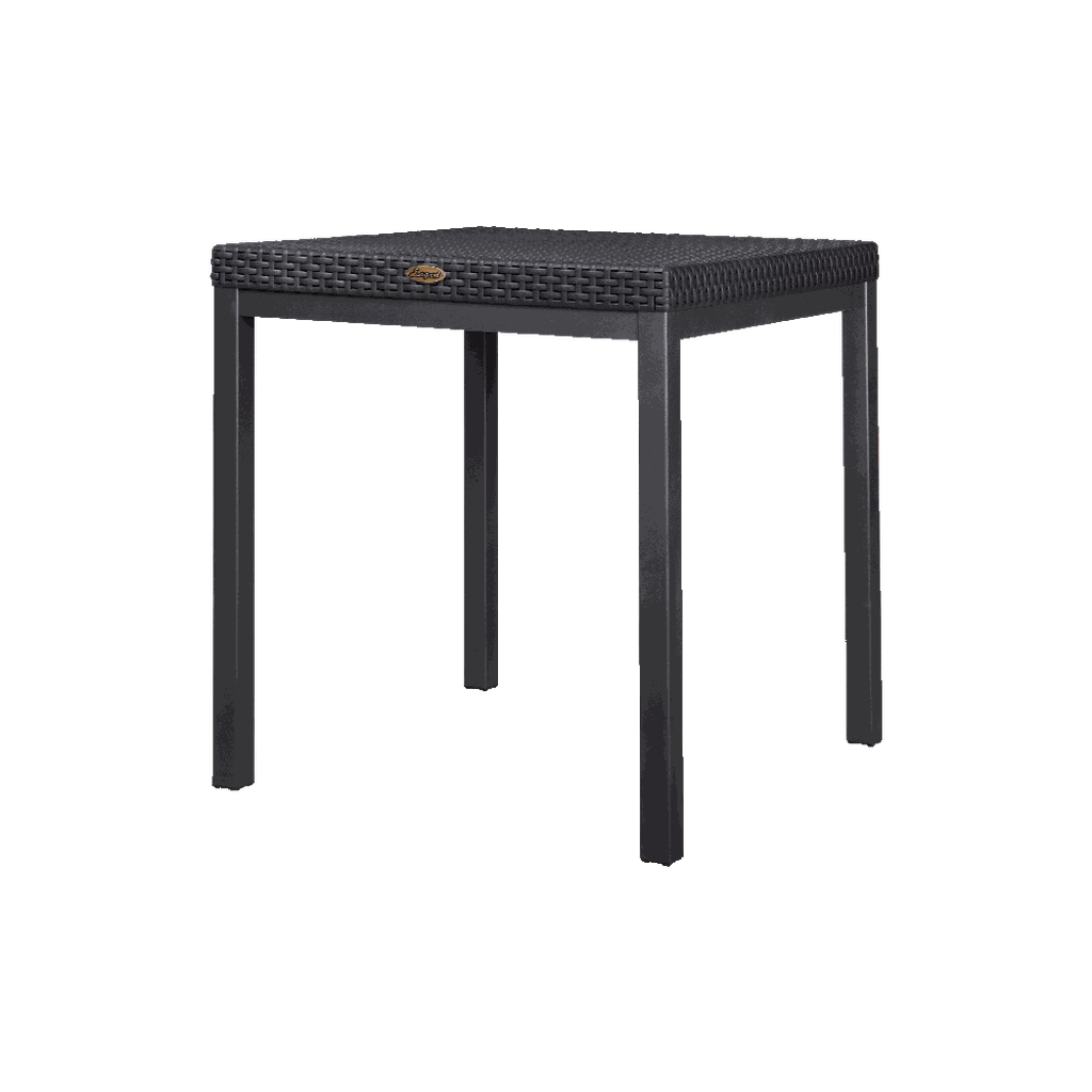 Suzan mesa comedor cuadrada gris oscuro aluminio // MP