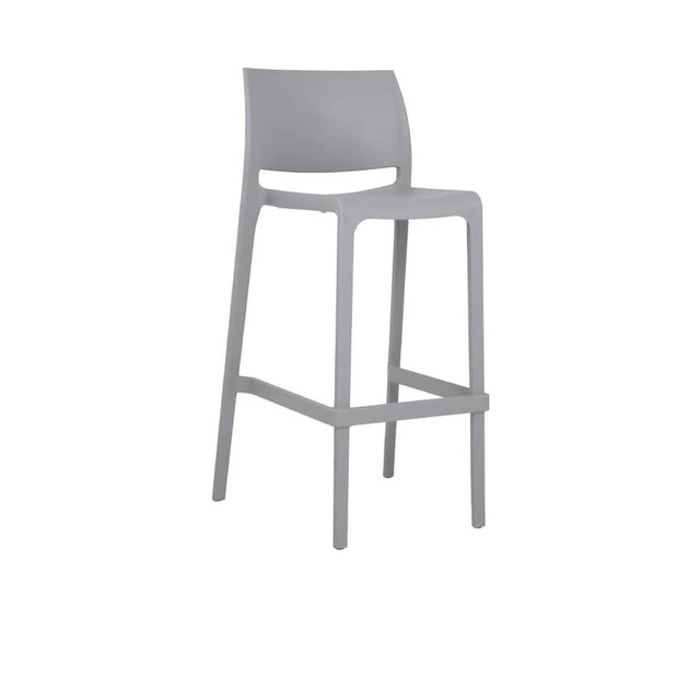 Nane silla alta gris acero // MP