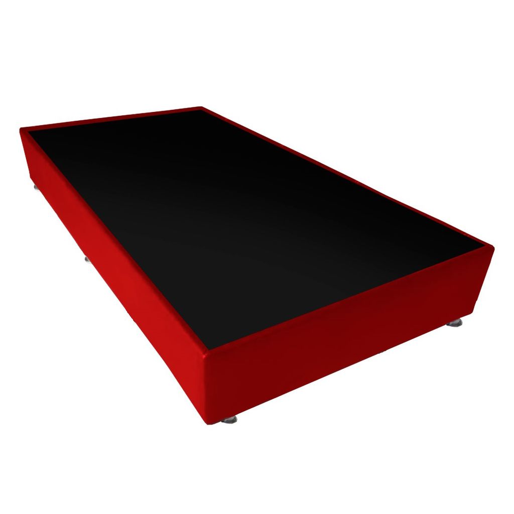 Bonanza base de cama king size tapiz rojo // MP