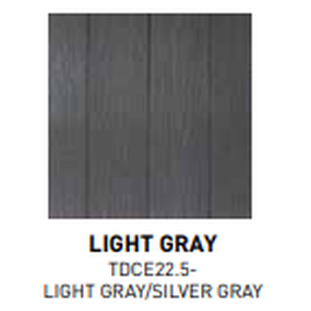 Deck piso sintetico wpc comercial light gray // MP