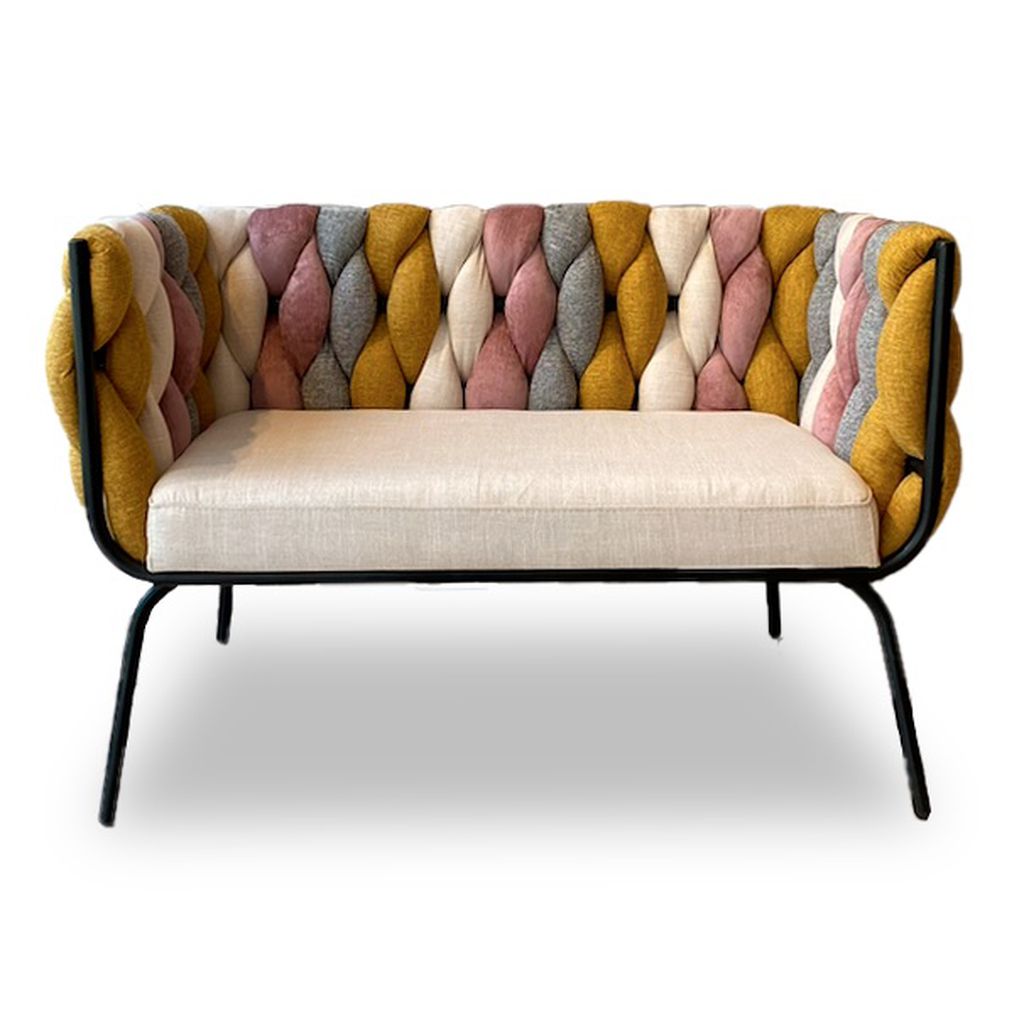 Sacramento sofa pink-mostaza // CS