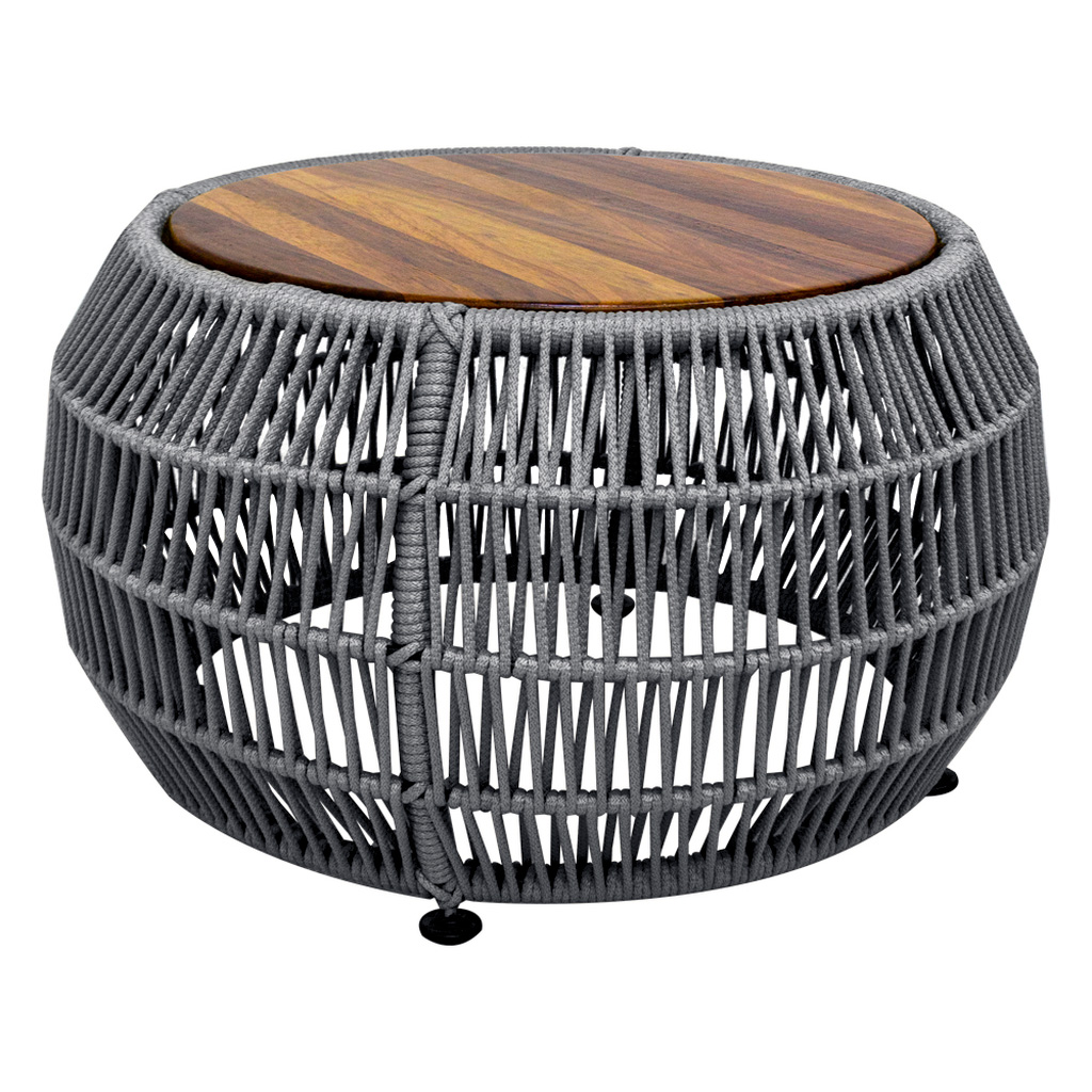 Acatic mesa de centro cuerda gris // Exterior techado